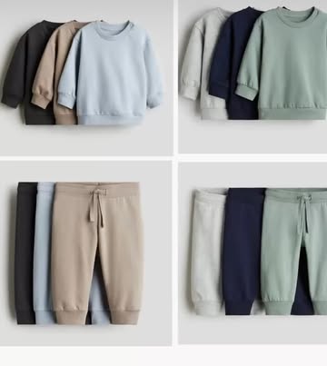 ست لباس پسرانه مدل اچ اند ام سایز چهار ماهه تا سه سال